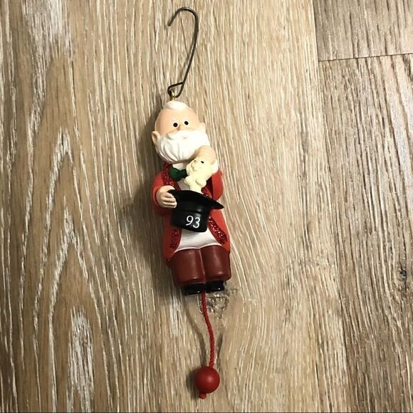 Vintage 93 Hallmark Keepsake Christmas Ornament Thats Entertainment Santa - Picture 2 of 8